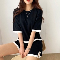 Offre Spéciale Nouveautés 2026 Ensemble Short et T-shirt Deux Pièces Décontracté Respirant Écologique en Polyester/Coton pour Femme Vente en Gros