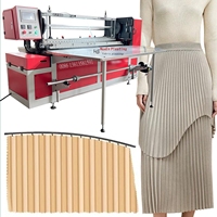 Nouvelle machine à plisser contrôlée par ordinateur HuaEn pour pyjamas en polyester, sari, mousseline, fourrure, cuir, vêtements - Usine directe Qizhan
