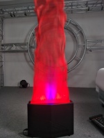 1.8 mètre de hauteur LED grand souffleur de feu en soie xingke DJ effets Disco simuler l'éclairage flamme machine LED feu