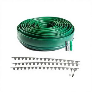 Bordure paysagère flexible rectangulaire Sunsbuild en PE pour jardin, pelouse, lit de fleurs, allée - Décoration extérieure imperméable pour cour, couleur personnalisable - Product Image 1