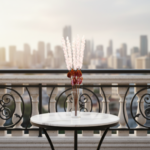 Varas de Sola Artificiales Largas en Forma de Pino, Blancas, Ecológicas, Flores Secas Decorativas Indias para Decoración Interior y Exterior - Product Image 1