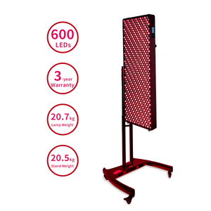 เครื่องบำบัดด้วยแสงสีแดงขนาดใหญ่ REDSKY 660nm 850nm สำหรับร่างกายทั้งหมด แผงบำบัดด้วยแสง LED สีแดงและอินฟราเรดใกล้ พร้อมขาตั้งแนวนอน - Product Image 4
