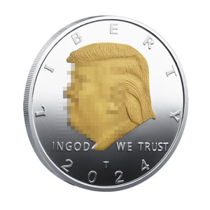 Herdenkingsmunt 2024 45e LIBERTY Thema Metaal Ambachten Gouden en Zilveren Geïmpregneerde Collectiemunt Souvenir - Product Image 2