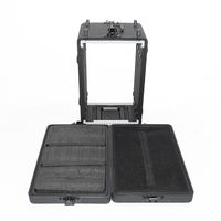 Flight case pour amplificateur en PE, profondeur 390 mm, 19 pouces, avec filet et mousse, personnalisable OEM/ODM, garantie 3 ans
