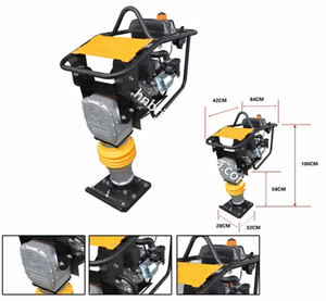 HCR90LX大型アルミニウムハウジング振動土壌プレートコンパクターガソリンタンパーgx160/loncin/loncinモータータンパースペアパーツ - Product Image 4