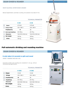 Segmenting and Rolling <b>Machine</b>, Dough <b>Splitting</b> Commercial Fully Automatic Rounding 36 Bread Squeezing <b>Machine</b> FKJ-20 Dough - Product Image 4