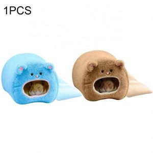 Mini ayı şekli küçük hayvanlar evcil yumuşak pamuk polar ev için gine domuz hamster tavşan - Product Image 6