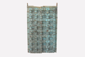 Haswani Handicrafts Antique Hand Carved Wooden <b>Door</b> Vintage <b>Rustic</b> Entrance Design - Product Image 3