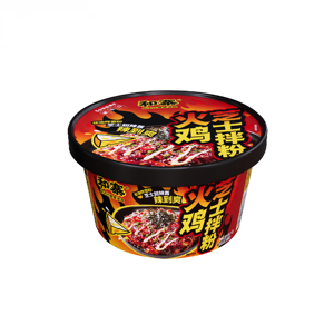 <span class=keywords><strong>Nouilles</strong></span> instantanées épicées au fromage, faibles en gras, marque Hezhai, repas en 5 minutes, 12 tasses - Product Image 2