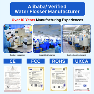 <span class=keywords><strong>Idropulsore</strong></span> e <span class=keywords><strong>Spazzolino</strong></span> <span class=keywords><strong>Elettrico</strong></span> 2-in-1 da Tavolo per Casa, 1000ml, IPX5 Impermeabile, per Cura Orale e Pulizia dei Denti - Product Image 2