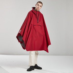 Meilleure vente de nouveaux imperméables respirants et écologiques <span class=keywords><strong>Poncho</strong></span> d'extérieur à capuche pour adultes Ponchos imperméables portables et légers - Product Image 2