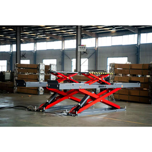 Elevador de tijera TJST de 5.5 toneladas con plataforma hidráulica para reparación y mantenimiento de vehículos - Product Image 1
