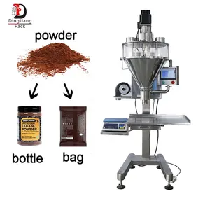Machine semi-automatique de remplissage de petite tarière de poudre de bouteille de poche de sacs pour les additifs alimentaires