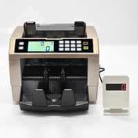 Compteur de billets automatique pour petits billets de banque Compteur de billets de banque portable Monnaie rechargeable Comptage de billets de banque avec uv