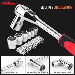 Ensemble d'outils de réparation automobile à main en acier au chrome vanadium de 146 pièces avec douilles clés tournevis étui rigide-OEM/ODM disponible - Product Image 6