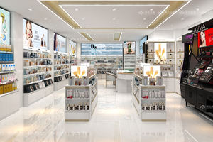 Étagère de magasin de beauté, présentoirs de beauté haut de gamme pour petits espaces, <span class=keywords><strong>vitrine</strong></span> de magasin de soins de la peau pour agent de vente au détail - Product Image 6