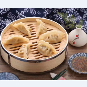 Légumes <span class=keywords><strong>chinois</strong></span> <span class=keywords><strong>japonais</strong></span> surgelés cuits à la vapeur et frits Boulette de légumes Gyoza Jiaozi avec Halal - Product Image 3