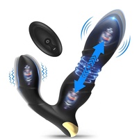 Masseur de prostate authentique, vibrateurs anaux, clitoridiens et vaginaux, vibrateur anal à poussée, plug anal vibrant