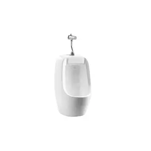 Urinario sanitario WC montado en la pared urinario de cerámica manual sin agua para hombre