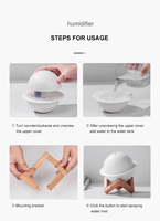 Diffuseur d'arômes USB ultrasonique avec veilleuse, humidificateur de bureau, petites étoiles et planètes pour la maison, la chambre à coucher, l'aromathérapie et les hôtels