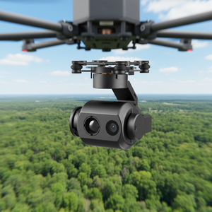 Cardan de drone à double capteur 3 axes CGTD060 : Imagerie visible et thermique 4K pour le suivi de cible - Product Image 2