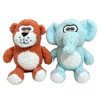 Giocattoli per cani all'ingrosso con logo personalizzato, in peluche, con carta frusciante, resistenti ai morsi, per cuccioli, gatti e altri animali domestici