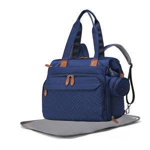 Bolsa de Maternidade Portátil Oxford Fashion para Mães e Mochila de Ombro Duplo Grande Capacidade com Fecho de Zíper para Armazenamento de Fraldas - Product Image 4