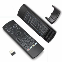 Souris Air MX3 avec rétroéclairage vocal, clavier sans fil RF 2.4G, télécommande intelligente T3, à utiliser pour la box TV Android