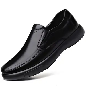 Nova fábrica entrega barato leve confortável escritório homens trabalhando pu couro sapatos masculinos de negócios