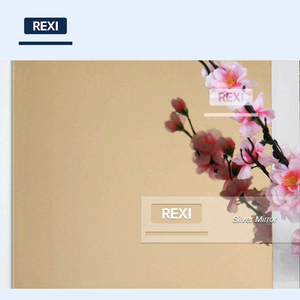 Specchio Argentato REXI 3mm-6mm Ultra Trasparente, Design Moderno da <span class=keywords><strong>Parete</strong></span>, Doppio Rivestimento in Vernice Epossidica, Vetro Personalizzato Senza Illuminazione - Product Image 2