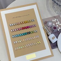 Poudre Magique Effet Miroir pour Ongles – Kit 35 Couleurs – Vernis à Ongles Waterproof Longue Durée Effet Ciel Étoilé – Colle pour Ongles Opale Aurore – Nail Art