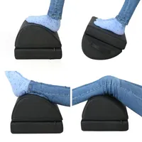 Oreiller de repose-pieds de jambe en forme de demi-cylindre de bureau antidérapant avec logo personnalisé pour sous le bureau au travail