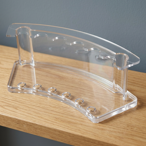 KEJEA K-078 Organizador de Escritorio de Plástico de Alta Calidad con 6 Ranuras Cuadradas para Bolígrafos y Joyas, con Calendario para Oficina/Tablero - Product Image 3