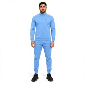 Herren Trainingsanzug Aktiver Lifestyle Zweiteiliges Sportset Jacke mit Reißverschluss Jogginghose Weicher Performance-Jersey Komfortabel - Product Image 1