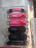 Bandes d'exercice pour entraîneur de fitness en TPE avec sangle de cheville et sac de transport pour entraînement des jambes et des fessiers
