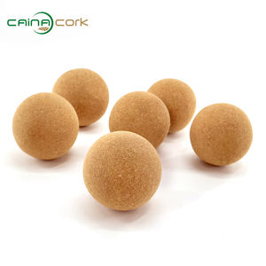 Pelota de Yoga de Corcho para Masaje al por Mayor, Ecológica y con Logotipo Personalizado, de Alta Densidad y Corcho Natural - Product Image 1