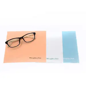 Custom Logo Microfiber Glasses Cloth Sunglasses Lens Wiping Cloth Camera Screen Cleaning Cloth