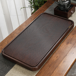 A single piece of bamboo <b>tea</b> <b>tray</b> with integrated drainage system, perfect for Kung Fu <b>tea</b> sets, <b>tea</b> tables, <b>tea</b> seas, and <b>tea</b> - Product Image 2