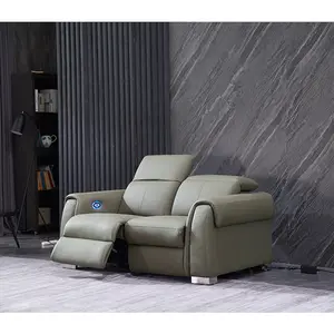 Fauteuil causeuse en cuir Pu, inclinable, moderne, 2 places, pour salon, prix d'usine, vente en gros,