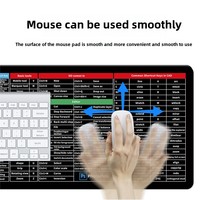 Lylong grand clavier tapis de souris grand ordinateur de bureau tapis de souris 3D style dessin animé peut être personnalisé