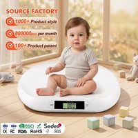 Báscula de Peso para Bebés de Alta Precisión con Pantalla LCD de 10g, Batería Blanca, Compatible con OEM/ODM, Báscula Electrónica de Piso