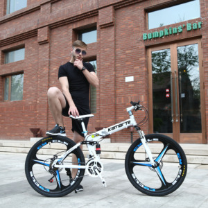 2024 amortiguador 21 velocidades disco rompe bicicleta plegable marco rojo 16 pulgadas aleación de aluminio menos que <span class=keywords><strong>Minivelo</strong></span> bicicleta plegable - Product Image 1