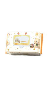Lingettes Premium pour Bébé <span class=keywords><strong>Mains</strong></span> <span class=keywords><strong>et</strong></span> Bouche, 80 Lingettes Douces <span class=keywords><strong>et</strong></span> Délicates par Paquet avec Couvercle Sécurisé, Idéales pour le <span class=keywords><strong>Nettoyage</strong></span> <span class=keywords><strong>des</strong></span> Nouveau-nés - Product Image 3