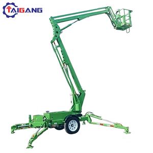 Plateforme élévatrice à flèche télescopique tractable haute portée 60 pieds, alimentée au diesel, pour travaux <span class=keywords><strong>de</strong></span> construction - Product Image 1