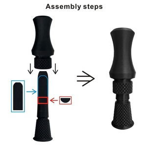 Sifflet de chasse portable en PLA imprimé en 3D, léger, avec 5 puces sonores interchangeables pour la mimesie des animaux sauvages en sports de plein air - Product Image 2