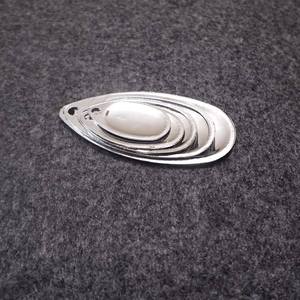 Lentejuela Lisa Sin Ruido 1-5 #   Cuchillas giratorias metálicas antirruido para señuelos de pesca DIY, accesorios de pesca Ami Pesca - Product Image 4