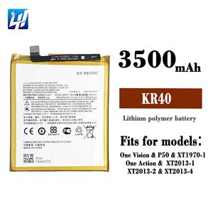 Baterai Ponsel KR40 3500MAh Baru 100% Asli untuk Pengganti Baterai Ponsel Motorola Moto One Action XT2013-1 / One Vision XT1970-1 - Product Image 6