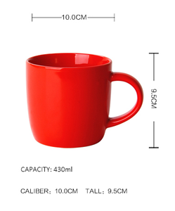 Керамическая кружка с индивидуальным логотипом, персонализированный подарок, красно-черная, для кафе, промо-акция, кофейная чашка - Product Image 6