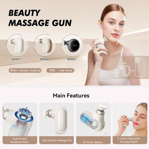 Mini <span class=keywords><strong>pistolet</strong></span> <span class=keywords><strong>de</strong></span> <span class=keywords><strong>massage</strong></span> Darius DRS-8000Q2 avec moteur sans balais, télécommande sans fil, chaleur et batterie rechargeable - Soulagement <span class=keywords><strong>de</strong></span> la douleur corporelle des tissus profonds - Product Image 3