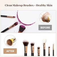 Machine de nettoyage et de séchage automatique pour pinceaux de maquillage, prise universelle, avec prise US, nettoyage et séchage super rapides pour un usage domestique